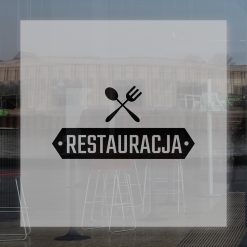 naklejka restauracja logo