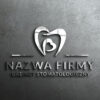 Logo gabinetu stomatologicznego z motywem zęba i serca, nowoczesny design.