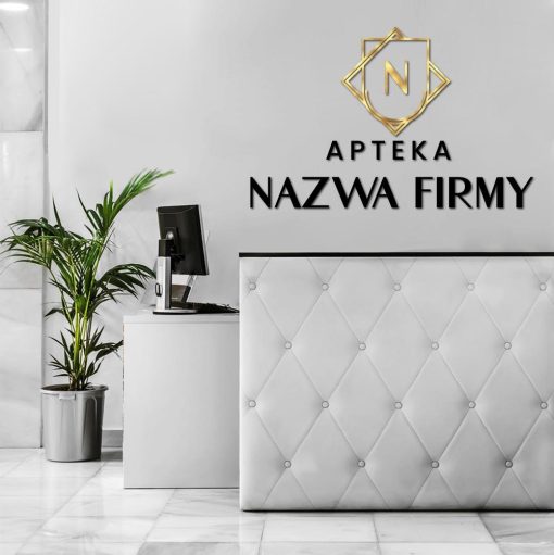 Apteka - logotyp 3d